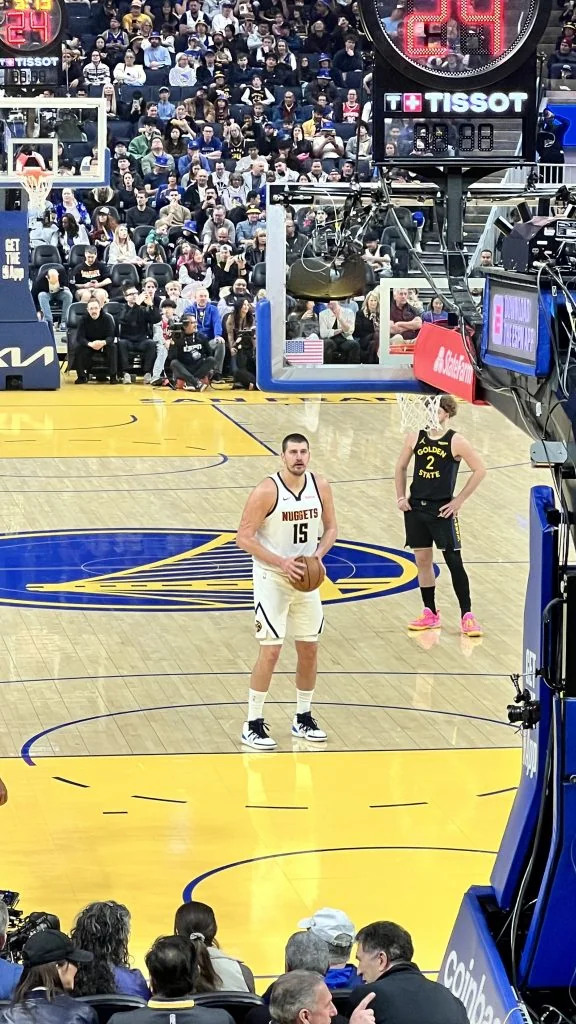 到舊金山金州勇士主場看NBA